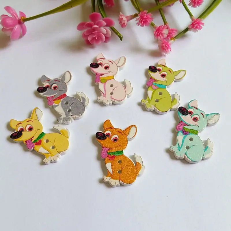 20/50Pcs/lot dog Shape Fashion Bulk Mixed Wooden Button Craft Accessories Decorative Buttons Handmade Scrapbook
20/50Pcs/lot dog Shape Fashion Bulk Mixed Wooden Button Craft Accessories Decorative Buttons Handmade Scrapbook