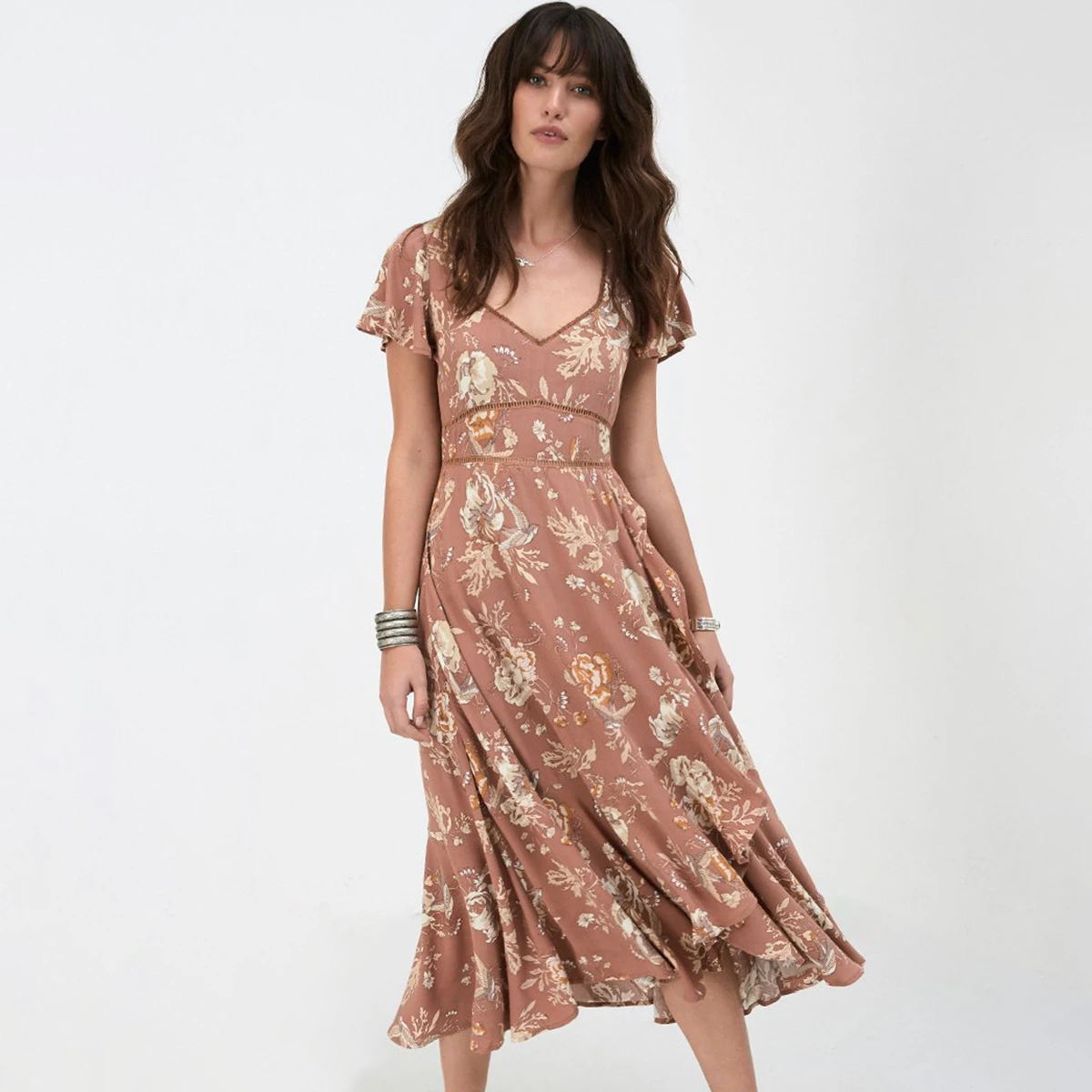 Rose Print Garden Sexy Party Dress Women Ruffles Cross Gypsy Hippie Midi Dress 2018 Summer Autumn Ladies Retro Floral Long Dress
Rose Print Garden Sexy Party Dress Women Ruffles Cross Gypsy Hippie Midi Dress 2018 Summer Autumn Ladies Retro Floral Long Dress
