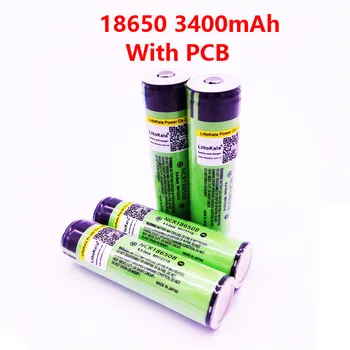 2019 NEW 4PCS Original LiitoKala Protected 100% Original NCR18650B 18650 Rechargeable battery 3400 mAh with 3.7V PCB
2019 NEW 4PCS Original LiitoKala Protected 100% Original NCR18650B 18650 Rechargeable battery 3400 mAh with 3.7V PCB