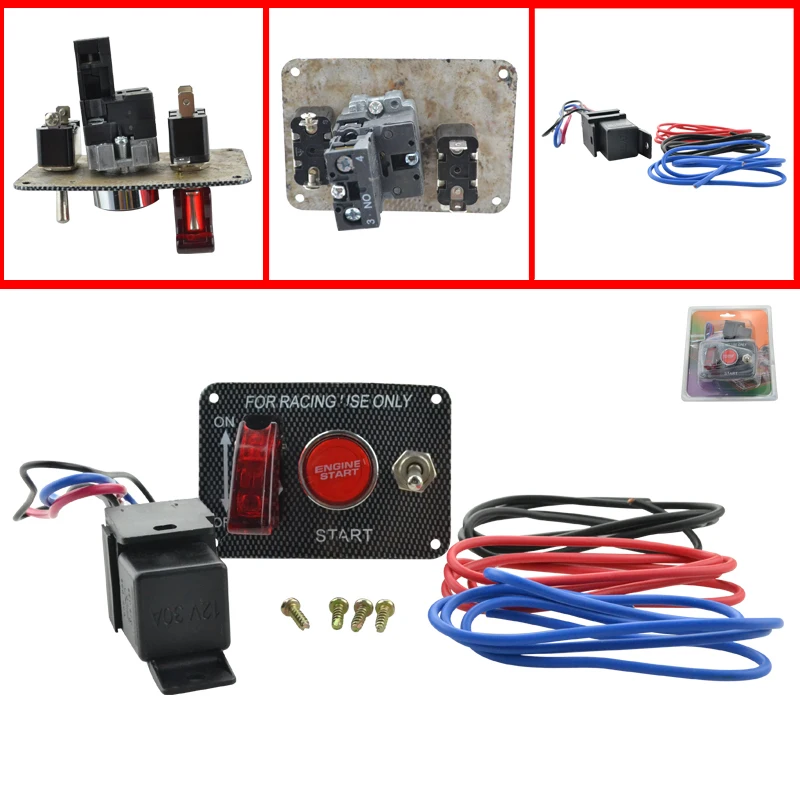 ESPEEDER Auto Racing 1 Switch Panels Red Cover Toggle Switch 12V 20A Racing Ignition Switch Panel Engine Start
ESPEEDER Auto Racing 1 Switch Panels Red Cover Toggle Switch 12V 20A Racing Ignition Switch Panel Engine Start
