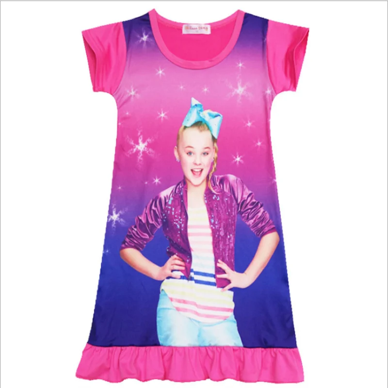 Girls nightdress cute Princess cartoon Dresses kids Jojo siwa printing pattern sleepping Dress children nightgown for birthday
Girls nightdress cute Princess cartoon Dresses kids Jojo siwa printing pattern sleepping Dress children nightgown for birthday