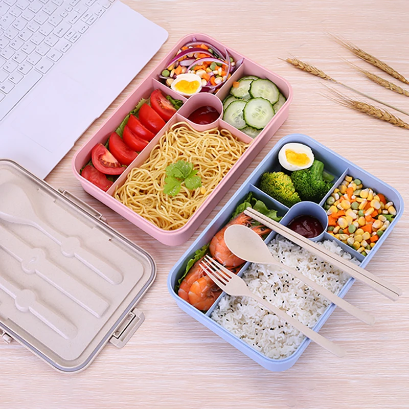 Baispo Wheat Straw 1400ML Lunch Box for Kids Large Capacity Insulation Food Storage Container Student Bento Box with Tableware
Baispo Wheat Straw 1400ML Lunch Box for Kids Large Capacity Insulation Food Storage Container Student Bento Box with Tableware