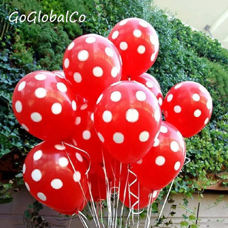 20pcs/Lot hot Latex Balloons 12Inch Polka/Dot balloon Wedding Decoration Supplies Minnie Mouse Party Supplies Balloons air ball
20pcs/Lot hot Latex Balloons 12Inch Polka/Dot balloon Wedding Decoration Supplies Minnie Mouse Party Supplies Balloons air ball
