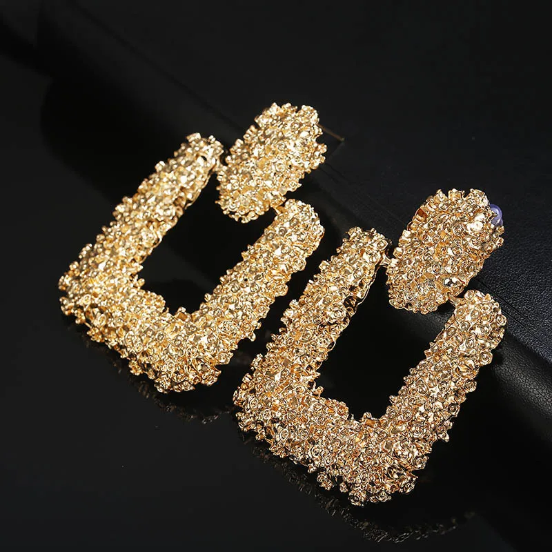 Boho Gold Color Big Size Square Drop Earrings for Women Girls Retro Fashion African Style Earings Jewelry Pendientes Mujer
Boho Gold Color Big Size Square Drop Earrings for Women Girls Retro Fashion African Style Earings Jewelry Pendientes Mujer