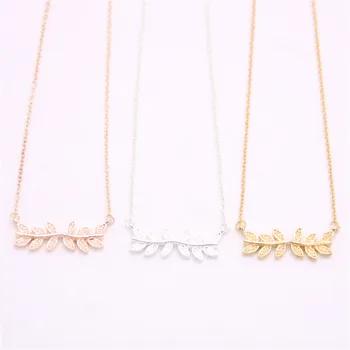 Long branch pendant necklace Cinnamon leaf pendant necklace designed for women and
Long branch pendant necklace Cinnamon leaf pendant necklace designed for women and