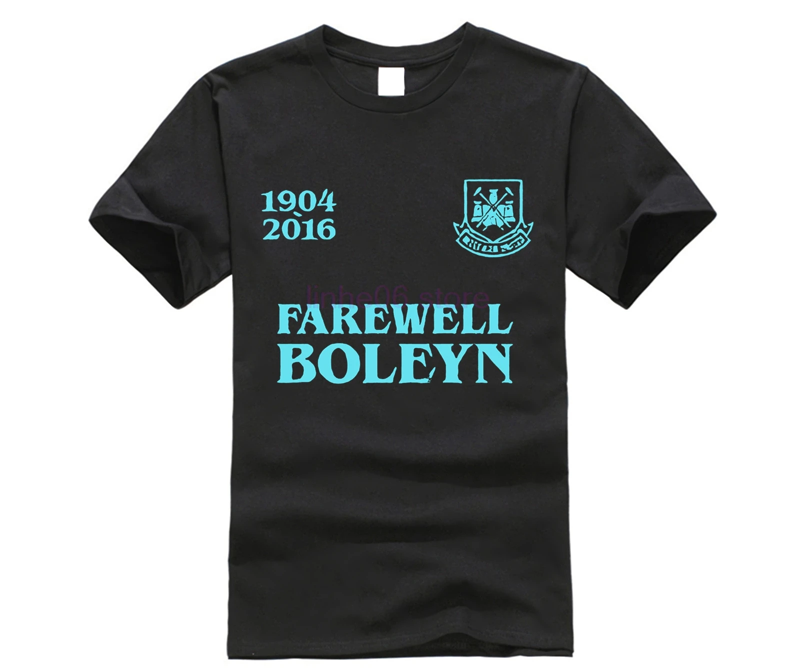 Farewell Boleyn T Shirt West Ham Ground Upton Park Hammers Tribute Mens Gift Top
Farewell Boleyn T Shirt West Ham Ground Upton Park Hammers Tribute Mens Gift Top