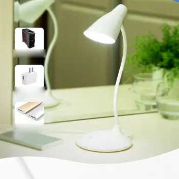 LED Desk Lamp Bending Table Light Eye-care Lamp Touch Control Light with Micro USB Interface(White)
LED Desk Lamp Bending Table Light Eye-care Lamp Touch Control Light with Micro USB Interface(White)