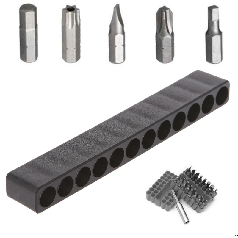 OOTDTY Screwdriver Hole 10/12 Holes Hex Shank Bit Holder Plastic Head Storage Case Tool
OOTDTY Screwdriver Hole 10/12 Holes Hex Shank Bit Holder Plastic Head Storage Case Tool