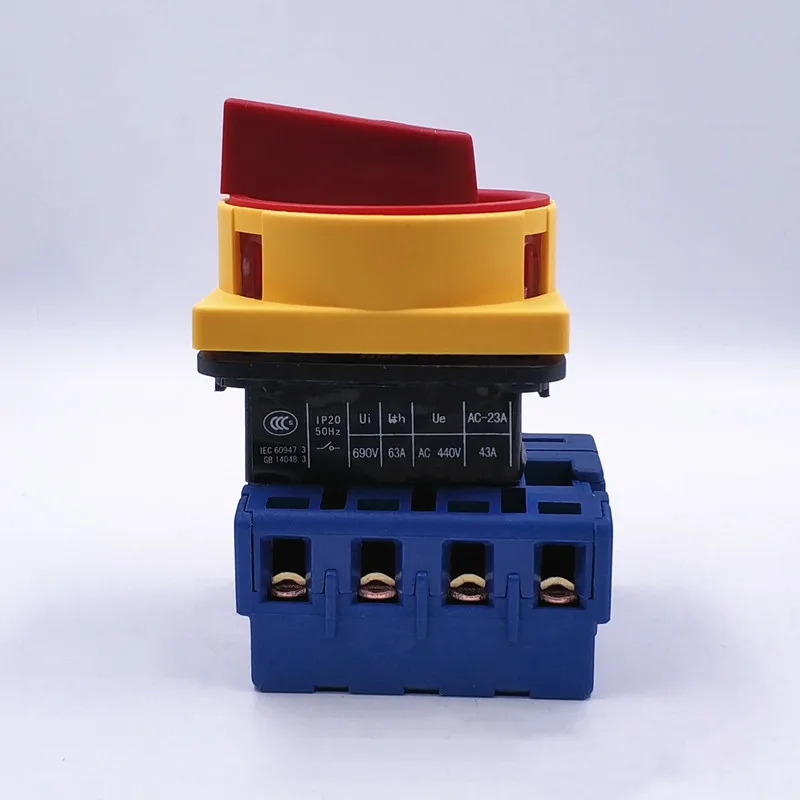 LW30-4P Isolator Switch ON-OFF 690V 25A/63A-80A100A Padlock 2 position 4 Poles Main Rotary Cam Switch Emergency stop
LW30-4P Isolator Switch ON-OFF 690V 25A/63A-80A100A Padlock 2 position 4 Poles Main Rotary Cam Switch Emergency stop