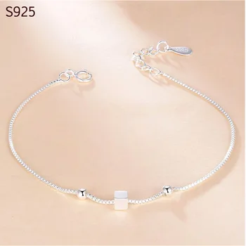 Genuine Real Pure Solid 925 Sterling Silver Bracelet Bangle for Women Girl Jewelry Fashion Female Hand Band Wristband Charms
Genuine Real Pure Solid 925 Sterling Silver Bracelet Bangle for Women Girl Jewelry Fashion Female Hand Band Wristband Charms