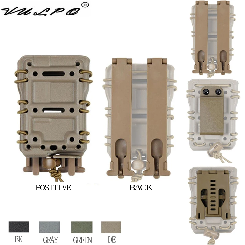 VULPO Tactical 5.56mm Magazine Pouch Carrier with Molle/Belt Fast Attach Millitary Molle Quick Release Single Pouch Holster
VULPO Tactical 5.56mm Magazine Pouch Carrier with Molle/Belt Fast Attach Millitary Molle Quick Release Single Pouch Holster
