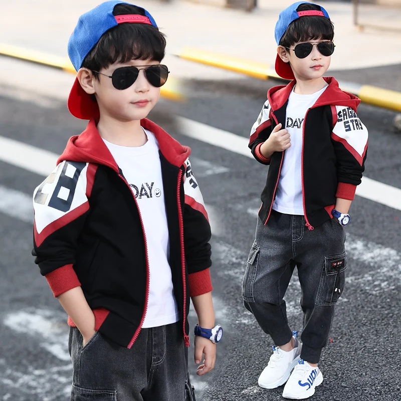 Kid Autumn Hooded Jacket High Quality Children Clothes Fashion Hoodies 
Kid Autumn Hooded Jacket High Quality Children Clothes Fashion Hoodies