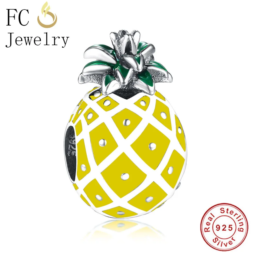FC Jewelry Fit Original Pandora Charms Bracelets Authentic 925 Silver Fruit Pineapple Green Leaf Beads Making DIY Berloque 2018
FC Jewelry Fit Original Pandora Charms Bracelets Authentic 925 Silver Fruit Pineapple Green Leaf Beads Making DIY Berloque 2018