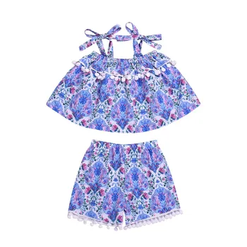 2019 Summer New Baby Girl 2-6T Flower Printed Top+ Short pant 2pcs dress sets Girls clothes set Choose sizes
2019 Summer New Baby Girl 2-6T Flower Printed Top+ Short pant 2pcs dress sets Girls clothes set Choose sizes