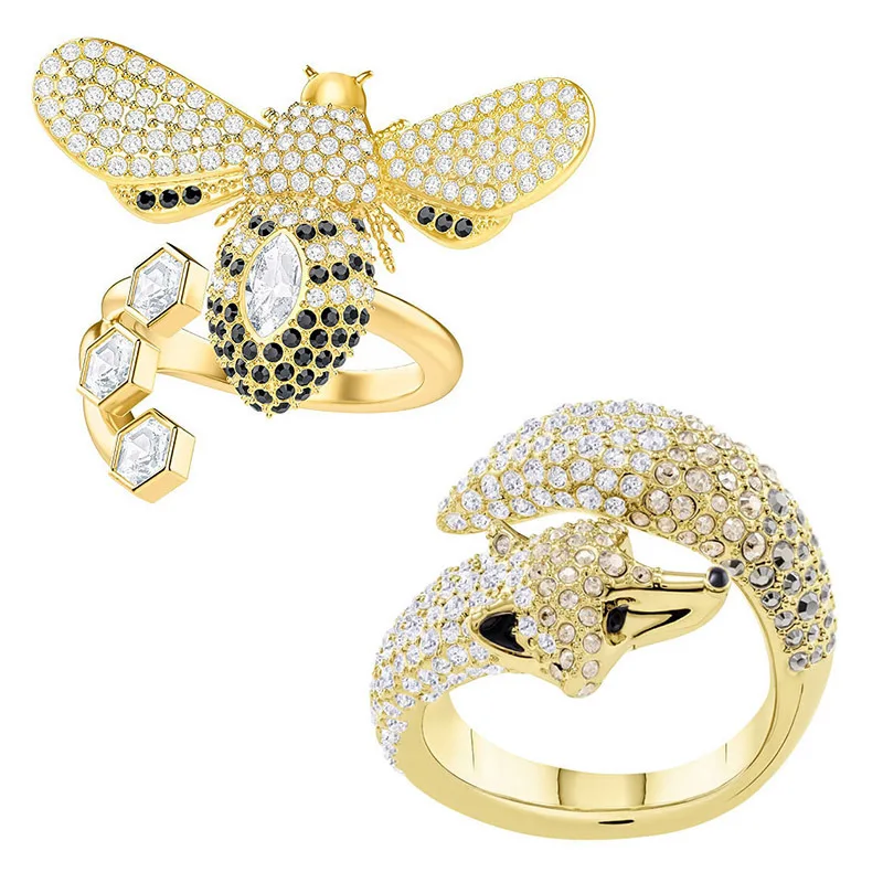Fanier 100% Silver Bees 1:1 Original Has High Quality Fox Ring Of Jewel Free Mail Women
Fanier 100% Silver Bees 1:1 Original Has High Quality Fox Ring Of Jewel Free Mail Women