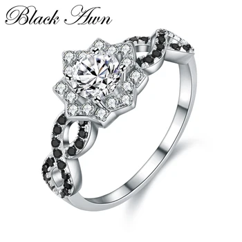 BLCAK AWN 2019 New Flower Fashion 925 Sterling Silver Jewelry Trendy Wedding Rings for Women Engagement Ring Femme Bijoux C157
BLCAK AWN 2019 New Flower Fashion 925 Sterling Silver Jewelry Trendy Wedding Rings for Women Engagement Ring Femme Bijoux C157