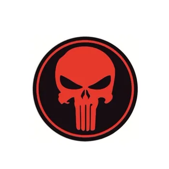 12.5CM*12.5CM Car Accessories Punisher Skull Pesonality Car Sticker PVC 6-0218
12.5CM*12.5CM Car Accessories Punisher Skull Pesonality Car Sticker PVC 6-0218