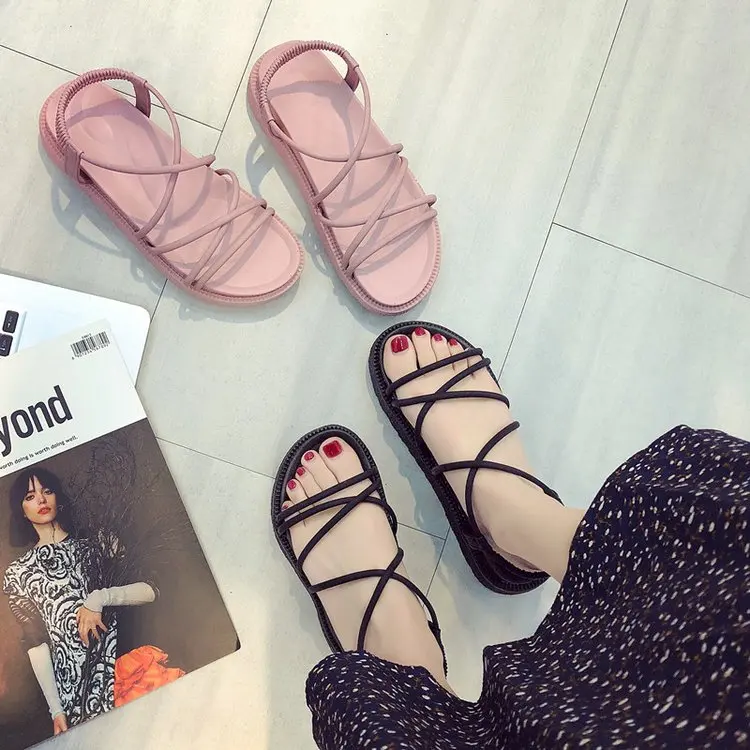 Summer wild fairy wind toe thick bottom cross belt sandals student muffin bottom seaside holiday beach shoes Roman shoes women
Summer wild fairy wind toe thick bottom cross belt sandals student muffin bottom seaside holiday beach shoes Roman shoes women
