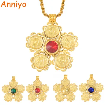 Anniyo Ethiopia Coins Jewelry Arab Pendant Necklaces Women Ethiopian Wedding Eritrea African Gold Color Coin Jewellery #014116
Anniyo Ethiopia Coins Jewelry Arab Pendant Necklaces Women Ethiopian Wedding Eritrea African Gold Color Coin Jewellery #014116
