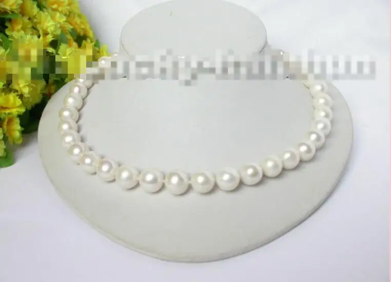 Free shipping hot sale Women Bridal Wedding Jewelry >>Genuine 12mm round white freshwater pearl necklace 14KT
Free shipping hot sale Women Bridal Wedding Jewelry >>Genuine 12mm round white freshwater pearl necklace 14KT
