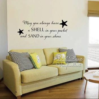 Beach Quote Wall Sticker, Wall Stickers Bedroom Decor, Shell Quotes Wall Decal, Stickers Home Decor Living Room Q332
Beach Quote Wall Sticker, Wall Stickers Bedroom Decor, Shell Quotes Wall Decal, Stickers Home Decor Living Room Q332