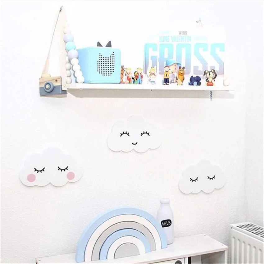 Новинка 2019 23X15CM Kawaii Cloud для украшения стен подвесные мобильные игрушки DIY милые