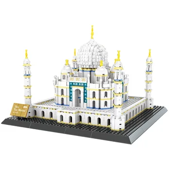 Wange 5211 Architecture series the Taj Mahal Model Building Blocks set Classic landmark house education Toys children Collection
Wange 5211 Architecture series the Taj Mahal Model Building Blocks set Classic landmark house education Toys children Collection