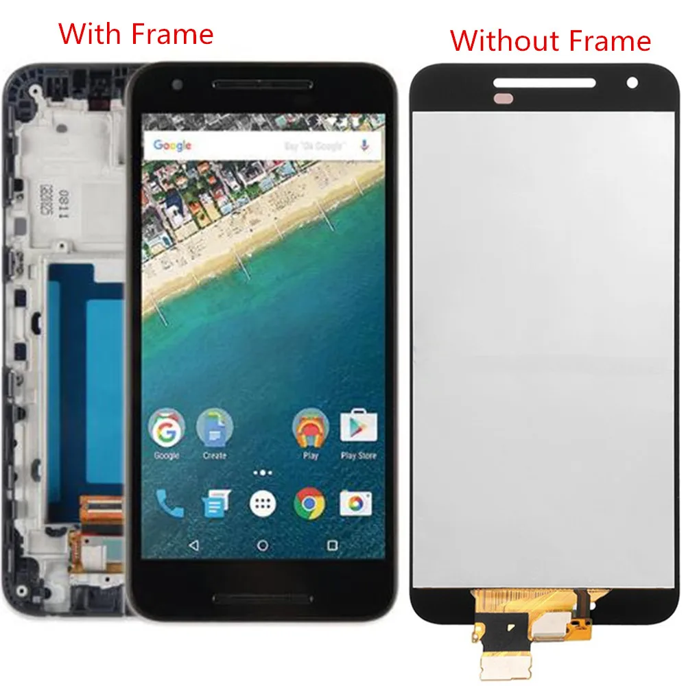 For LG Nexus 5X H790 H791 LCD Digitizer Assembly with Front Housing Replacement!!
For LG Nexus 5X H790 H791 LCD Digitizer Assembly with Front Housing Replacement!!