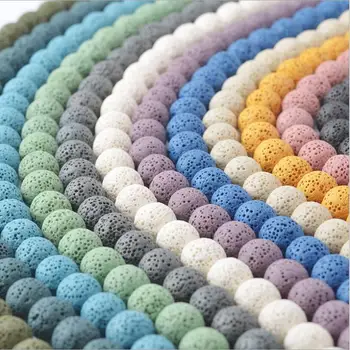 8/10mm Colourful Natural Lava Stone Beads Volcanic Rock DIY Aromatherapy Essential Oil Diffuser Round Loose Beads Ball
8/10mm Colourful Natural Lava Stone Beads Volcanic Rock DIY Aromatherapy Essential Oil Diffuser Round Loose Beads Ball