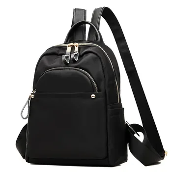 Waterproof Nylon Women Backpack Fashion Black Travel Shoulder Bag Preppy Style School Bags Backpacks for Teenage Girls Daypacks
Waterproof Nylon Women Backpack Fashion Black Travel Shoulder Bag Preppy Style School Bags Backpacks for Teenage Girls Daypacks