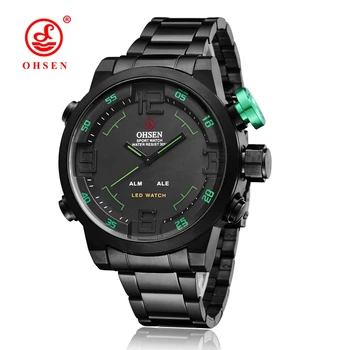 Original Fashion Brand OHSEN Military Sports Watch Men Alloy Case Quartz Digital Watch Waterproof Running Relogio Free Shipping
Original Fashion Brand OHSEN Military Sports Watch Men Alloy Case Quartz Digital Watch Waterproof Running Relogio Free Shipping