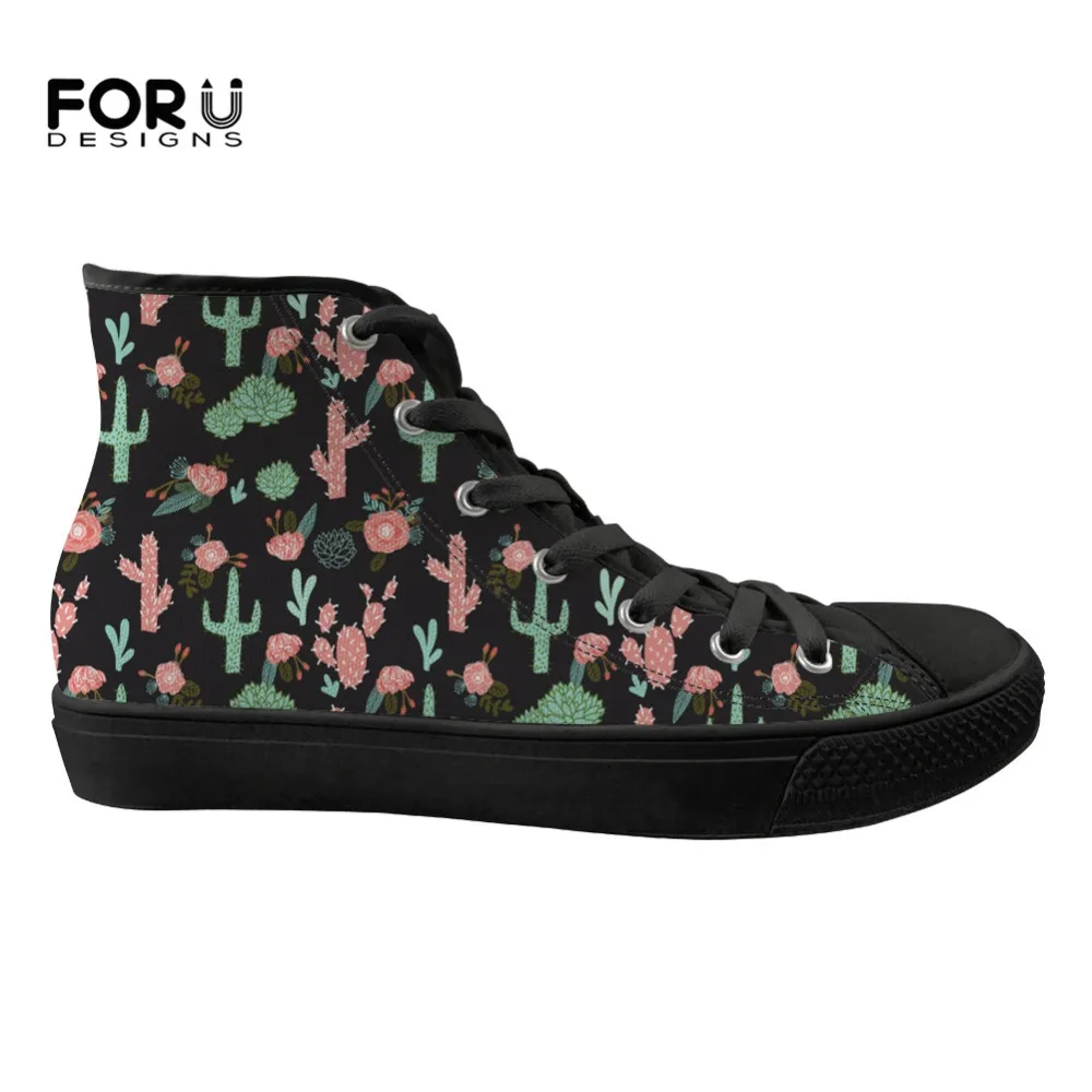 FORUDESIGNS High Top Canvas Women Flats Shoes 3D Flower Cactus Print Casual Women Sneakers High-top Spring Comfortable Ladies
FORUDESIGNS High Top Canvas Women Flats Shoes 3D Flower Cactus Print Casual Women Sneakers High-top Spring Comfortable Ladies