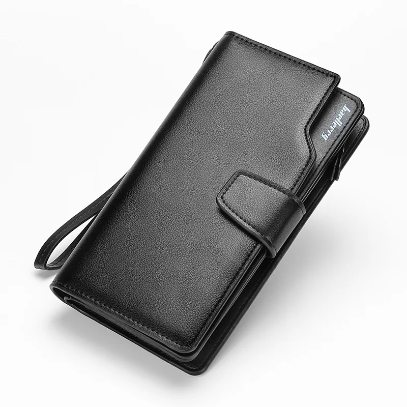 Фото 2016 известный бренд мужской кожаный кошелек на молнии Мягкие большой грабителя