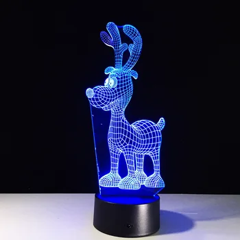 7 Color Changing Cartoon Dog 3D Illusion Night Light For Children Gift With Remote Visual light Luminaria Lamp
7 Color Changing Cartoon Dog 3D Illusion Night Light For Children Gift With Remote Visual light Luminaria Lamp