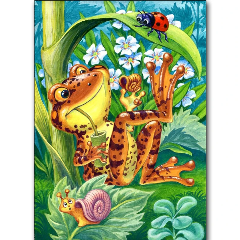 Full Square/Round Drill 5D DIY Diamond Painting "Flower frog & ladybug" Embroidery Cross Stitch 5D Home Decor art Gift
Full Square/Round Drill 5D DIY Diamond Painting "Flower frog & ladybug" Embroidery Cross Stitch 5D Home Decor art Gift