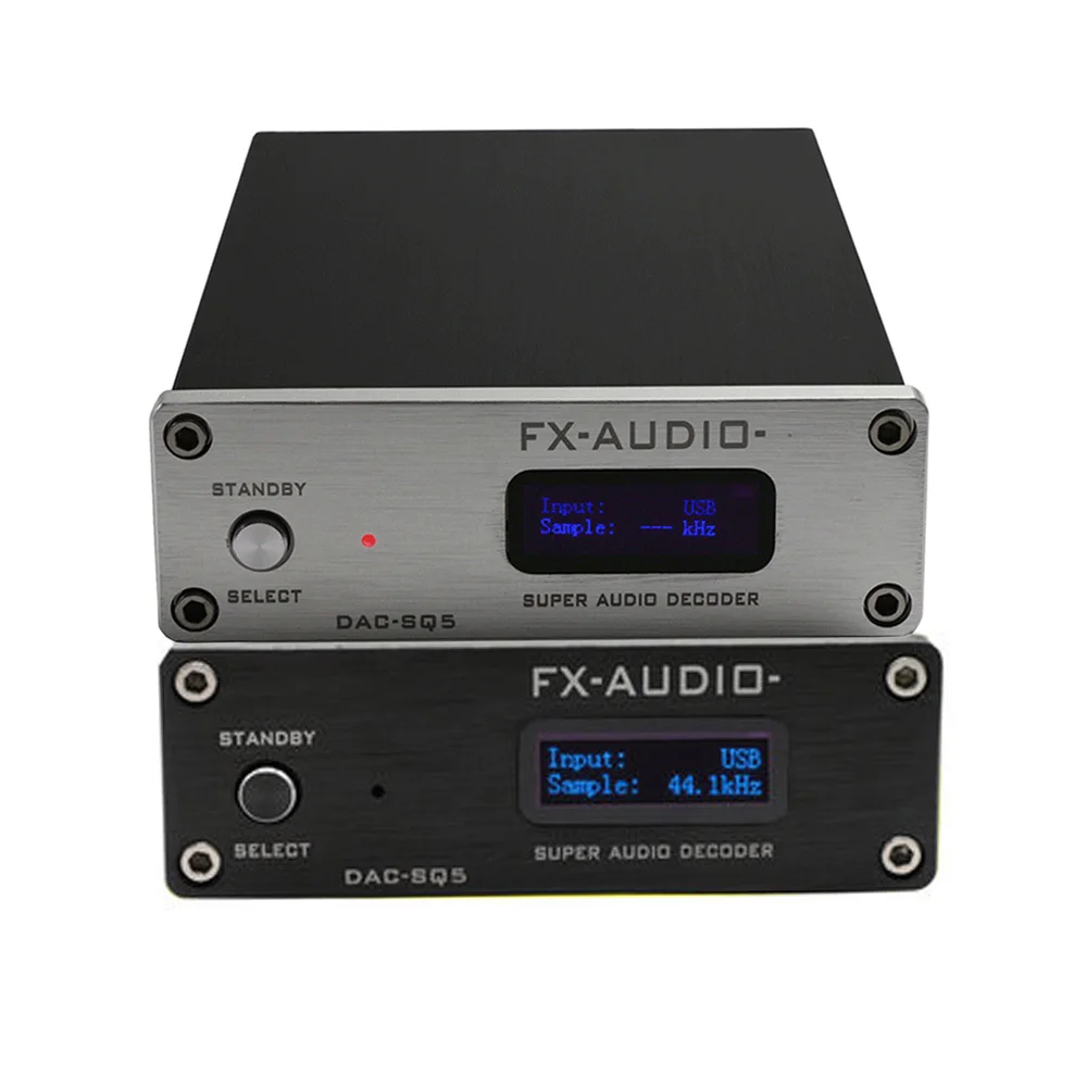 FX-Audio DAC-SQ5 Mini Hifi USB DAC Audio Decoding Headphone Amplifiers Amplificador Decoder PCM1794 AK4113 SA9027 24BIT 192KHz
FX-Audio DAC-SQ5 Mini Hifi USB DAC Audio Decoding Headphone Amplifiers Amplificador Decoder PCM1794 AK4113 SA9027 24BIT 192KHz