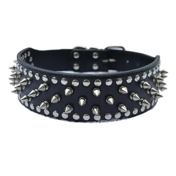 New Punk Style Spiked Dog Collar Round Head Rivet Studded Dog Collars for Big Dogs PU Leather Pet Roducts with 5 Color
New Punk Style Spiked Dog Collar Round Head Rivet Studded Dog Collars for Big Dogs PU Leather Pet Roducts with 5 Color