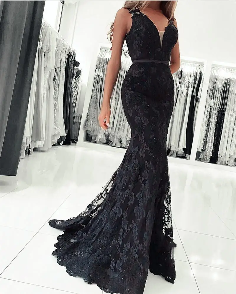 Navy Blue Muslim Evening Dresses 2019 Mermaid V-neck Lace Beaded Formal Islamic Dubai Saudi Arabic Long Elegant Evening Gown
Navy Blue Muslim Evening Dresses 2019 Mermaid V-neck Lace Beaded Formal Islamic Dubai Saudi Arabic Long Elegant Evening Gown