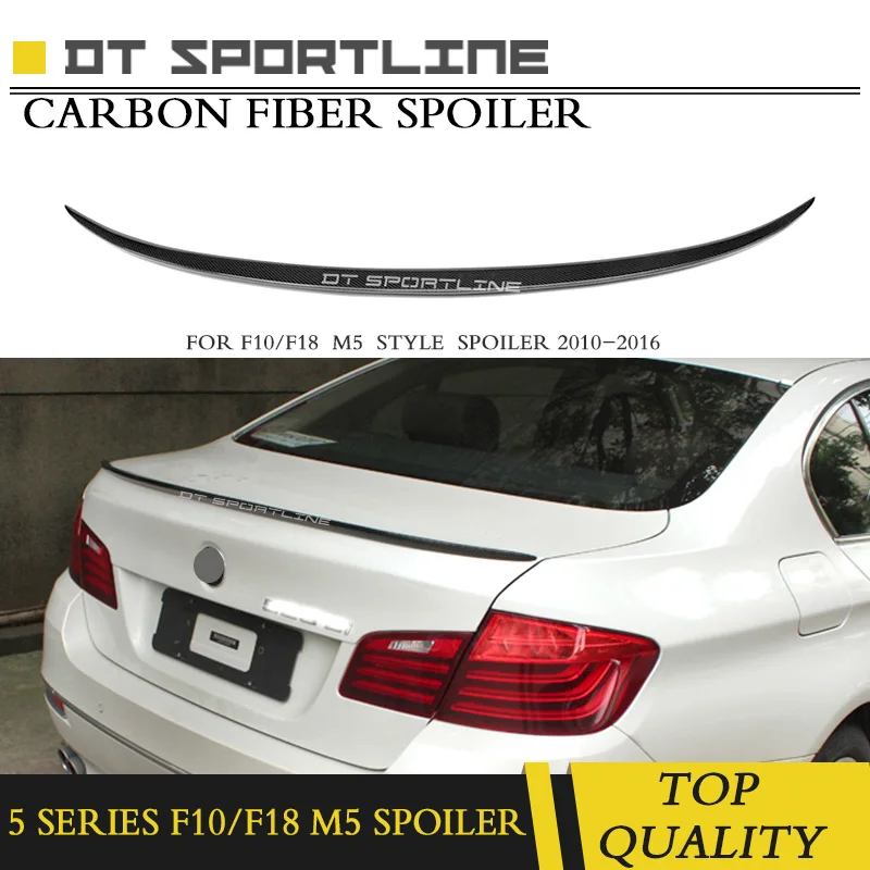 For BMW F10 F18 Spoiler For BMW M5 520i 528i 535i 530i 525 spoiler high quality carbon fiber Material Car spoiler 2010-2015
For BMW F10 F18 Spoiler For BMW M5 520i 528i 535i 530i 525 spoiler high quality carbon fiber Material Car spoiler 2010-2015