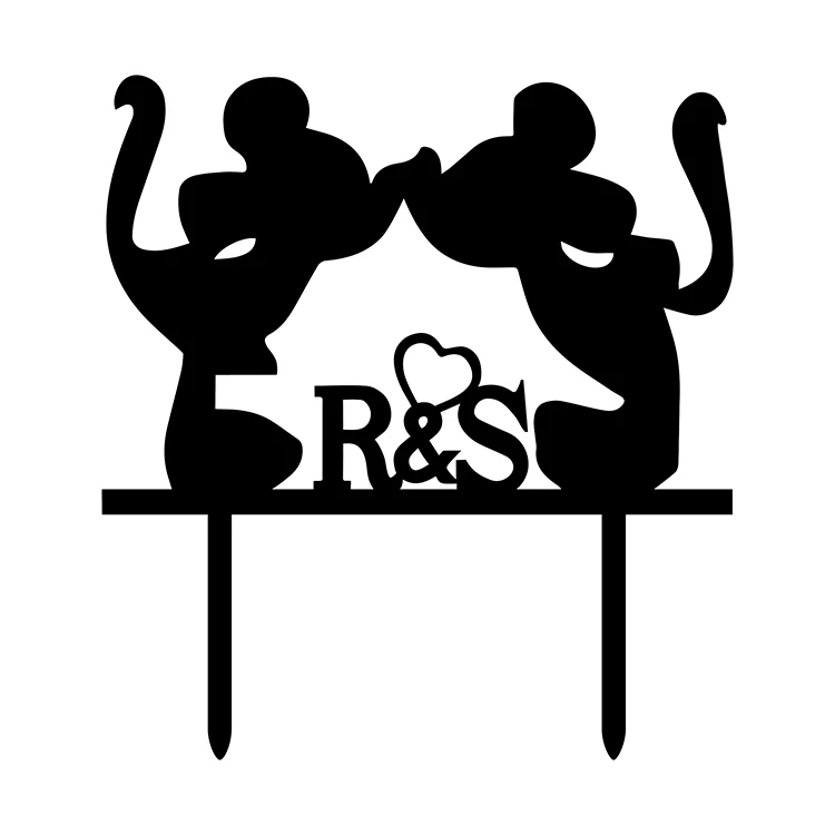 Black Acrylic Mickey Minnie Cake Topper for Wedding Party Decoration Cake Accessory Baby Shower Favors Birthday Decoration
Black Acrylic Mickey Minnie Cake Topper for Wedding Party Decoration Cake Accessory Baby Shower Favors Birthday Decoration
