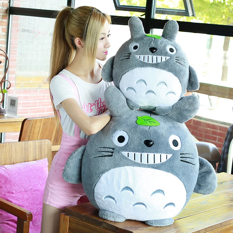 Горячая Распродажа 40 см укомплектованные плюшевые игрушки Totoro знаменитые