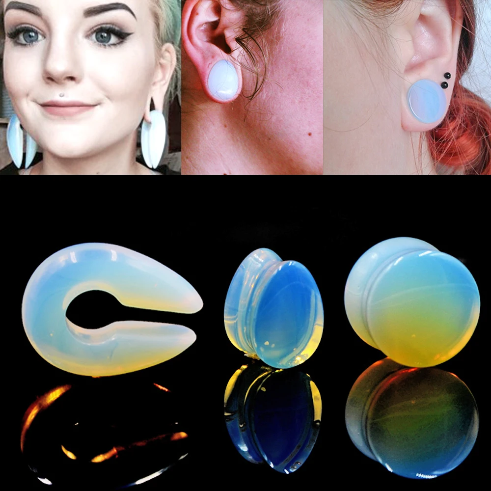 BOG-PAIR Teardrop Double Flared Keyhole Shape Organic Natural Stone Ear Weight Stretched Lobe Earrings ear Expander Gauges
BOG-PAIR Teardrop Double Flared Keyhole Shape Organic Natural Stone Ear Weight Stretched Lobe Earrings ear Expander Gauges