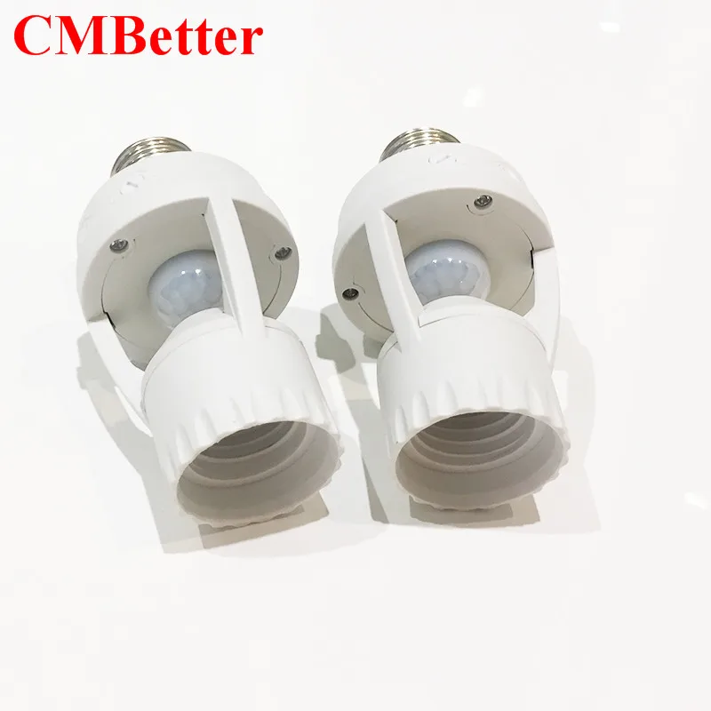 Switch E27 Standard AC 110V-240V LED Lamp Bulb Base Infrared IR Sensor Automatic Wall Light Holder Socket PIR Motion Detector (9)