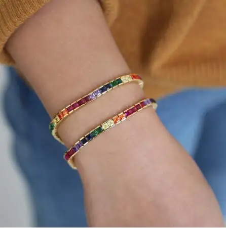 jankelly fashion shiny cz fine fashion bracelet rainbow colorful square cz tennis chain gorgeous trendy bracelet for women 17cm
jankelly fashion shiny cz fine fashion bracelet rainbow colorful square cz tennis chain gorgeous trendy bracelet for women 17cm