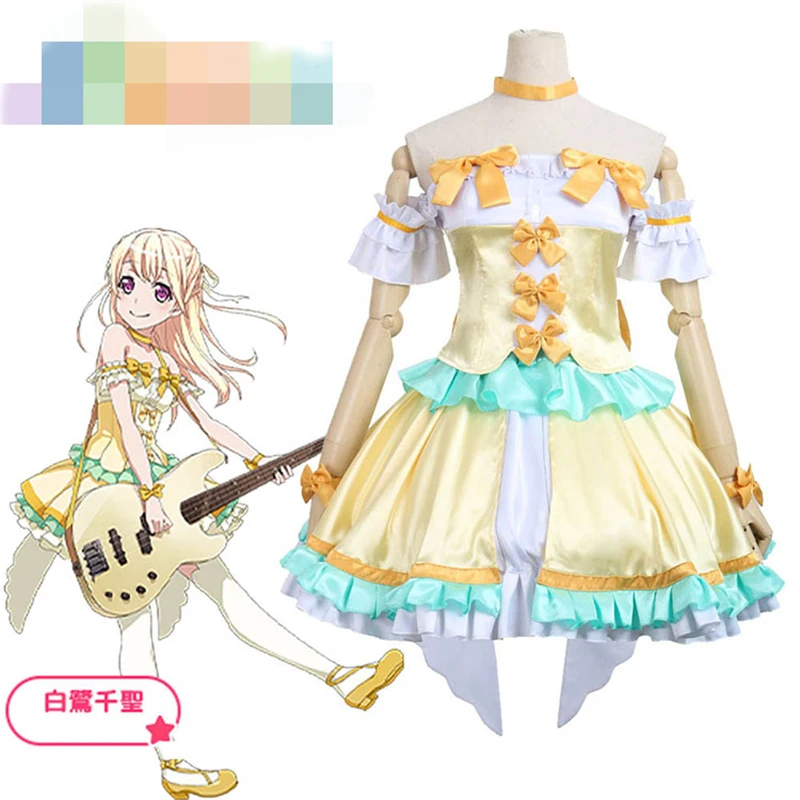 Janpan Anime BanG Dream! Pastel*Palettes Shirasagi Chisato Halloween Party Uniform Dress Cosplay Costume Custom Made B
Janpan Anime BanG Dream! Pastel*Palettes Shirasagi Chisato Halloween Party Uniform Dress Cosplay Costume Custom Made B