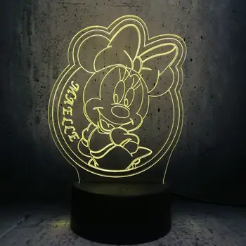 NEW 3D Lamp Minnie Mouse with Bow hair band Night Light USB LED Desk Decorative Table Mood Baby kid Toys Gifts girls lovely gift
NEW 3D Lamp Minnie Mouse with Bow hair band Night Light USB LED Desk Decorative Table Mood Baby kid Toys Gifts girls lovely gift