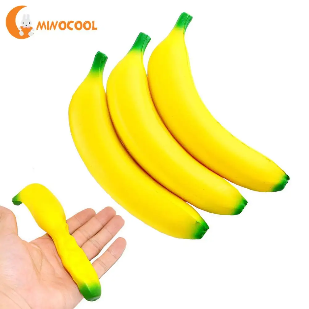Новинка игрушки сжимаемая имитация банана ПУ медленно восстанавливающая форму
