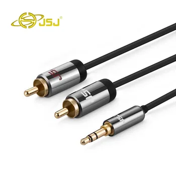 JSJ HIFI 3.5mm stereo jack male to 2rca male audio splitter cable aux for home theatre mobile phone cd player dvd mp3/mp4
JSJ HIFI 3.5mm stereo jack male to 2rca male audio splitter cable aux for home theatre mobile phone cd player dvd mp3/mp4