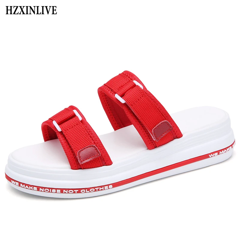 HZXINLIVE 2019 Shoes Woman Flat Platform Slippers Outdoor Beach Shoe Slides Slip on Open Toe Tower Solid Slides Zapatos De Mujer
HZXINLIVE 2019 Shoes Woman Flat Platform Slippers Outdoor Beach Shoe Slides Slip on Open Toe Tower Solid Slides Zapatos De Mujer