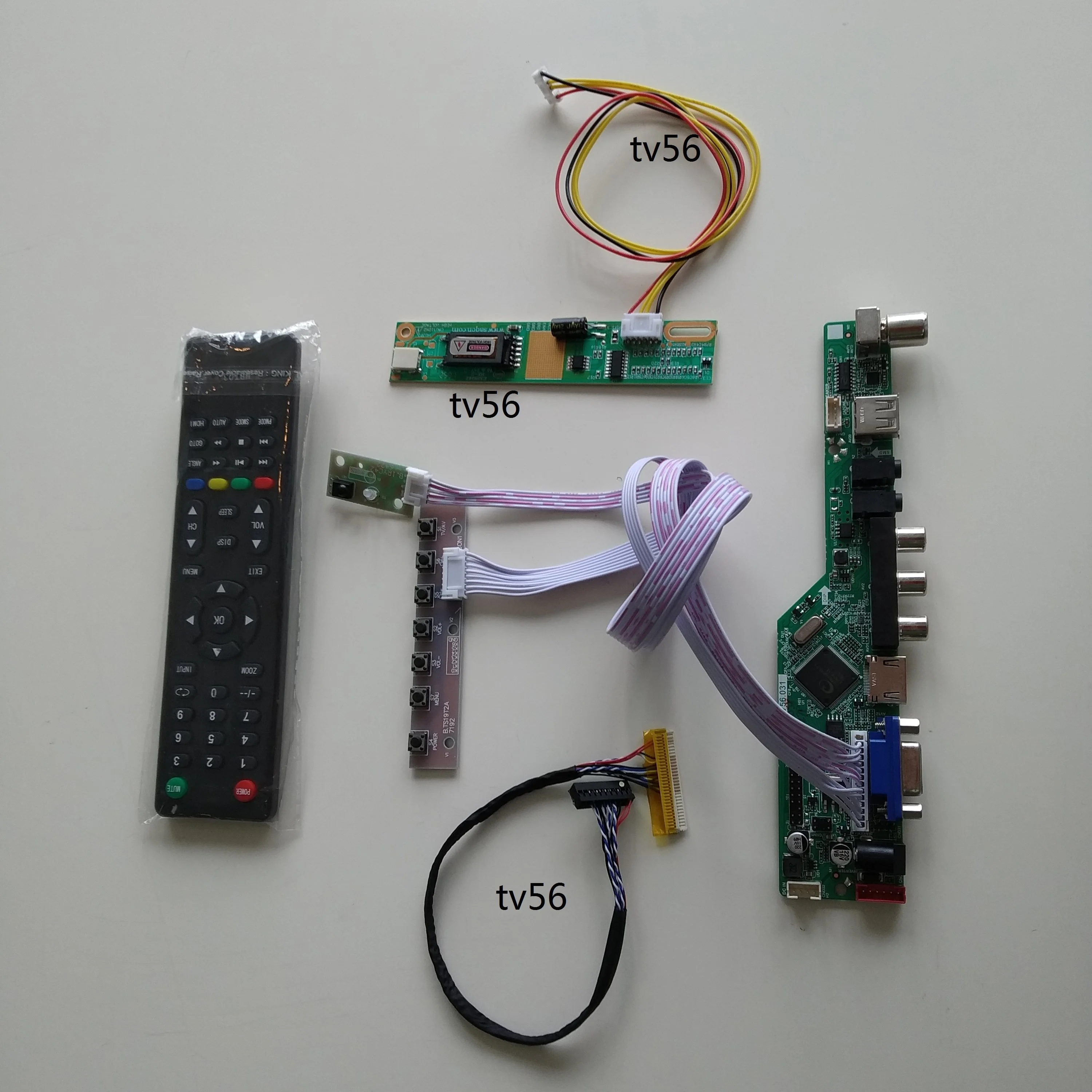 USB AV LCD светодиодный TV VGA Аудио 1 CCFL лампы контроллер платы для 15 4 "LP154W01/B154EW08 1280*800